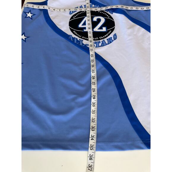 Official Street Ball All Stars Charlotte North Carolina Size 52 #42 JERSEY blue - Picture 5 of 9